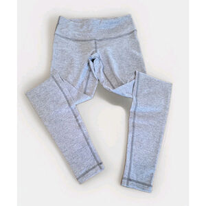 Lululemon Women's Heathered Grey Mid Rise Align Leggings Long 31" Size 4